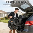 thumbnail image 5 of SAMEBIKE Foldable Electric Bike for Adults, 20"*3 Fat Tire Ebike with 750W Peak Motor, 20 MPH Max Speed, 36V13AH Removable Battery, Up to 55 Miles Range, Front Suspension Step-Thru E Bike, 5 of 10