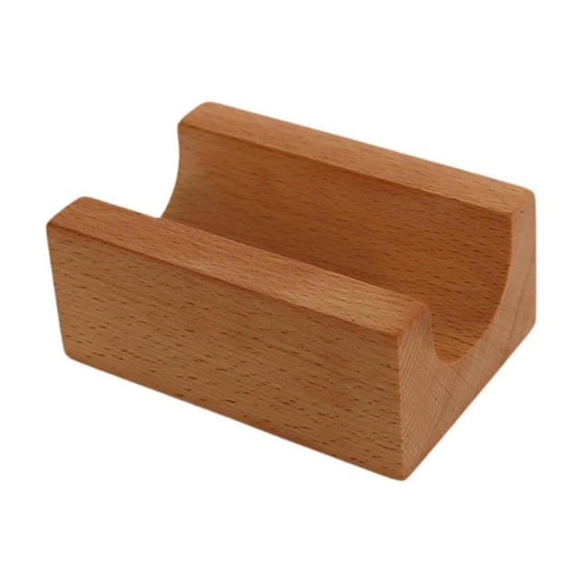 Bandeja de tacos de madera para sushi, adorno de mesa, accesorios de servicio de alimentos, fácil de usar Madera en forma de U