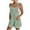 ☪052-White, variant on Nuoqisi Rompers for Women Summer Casual Sleeveless Short Overalls Boho Spaghetti Strap Shorts Jumpsuit with Pockets