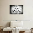 thumbnail image 2 of Elephant Stock Optometry Test Wall Art - Horizontal Canvas Wall Art - Living Room Wall Decor - Profession Canvas - White And Gray Decor - 30" x 20", 2 of 8