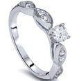 thumbnail image 2 of Pompeii 1/2CT Vintage Round Diamond Engagement Ring 14K White Gold (G/H,I1-I2), 2 of 3