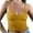 Yellow, variant on SNKSDGM Female Lace Tank Tops for Women Womens Tank Tops Loose fit Tank Tops for Women Strap Neck Shirt Summer Sleeveless Fitted Top 2025 Casual Solid Ribbed Tee. L