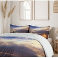 thumbnail image 6 of Ambesonne Nautical Duvet Cover Set, Romantic Honeymoon, 2-Calking, Marigold Bluegrey, 6 of 7