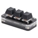 thumbnail image 2 of Mini teclado de 3 teclas, teclado para juegos programable con interruptor azul personalizado USB Industrial con luz RGB, 2 of 5