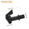 thumbnail image 2 of Reusable Dispenser Tap Set, 4Set Plastic Spigot Replacement Cooler Faucet Valve for Bottle Water, Beverage (Black), 2 of 6