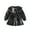Black, variant on Vedolay Jean Jackets for Girl Toddler Girl's Fall Ruffle Trim Zip Up Long Sleeve Outerwear,Black 3-4 Years