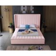 thumbnail image 6 of Meridian Furniture Kiki Solid Wood and Velvet Full Bed in Pink, 6 of 10