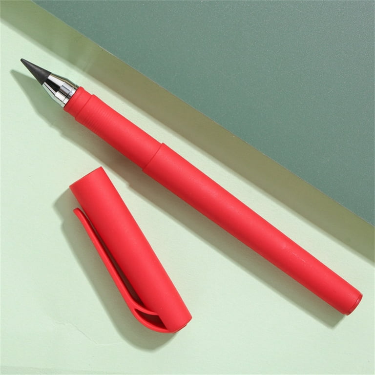 Wovilon School Supplies Inkless Pencils Eternal (Red), Everlasting Pencil,  Unlimited Writing, Reusable Infinity Pencil, No-Sharpening Pencils for Kids  Student Writing Sketch 
