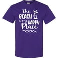 thumbnail image 3 of Inktastic Spring Break the Beach is My Happy Place T-Shirt, 3 of 5