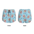 thumbnail image 5 of Lsque I Am A Fan Popcorn Printed Women's Running Shorts with Liner Pockets,Elastic Quick Dry Workout Athletic Gym Yoga Shorts,Womens High Waist Shorts-Medium, 5 of 9