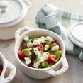 thumbnail image 6 of Staub Ceramic 3-pc Mini Round Cocotte Set - White, 6 of 8