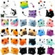 thumbnail image 2 of Juguetes de peluche reversibles con forma de gato, perro, unicornio, panda, de doble cara, enojados, reversibles, felices, muñecos brillantes, suaves y lindos, regalos para niños, 2 of 5