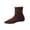 Coffee Boots, variant on HAPIMO Women Ankle Boots Square Toe Flat Heel Rear Zipper Stretch Suede‑like Upper Footwear For Evening Dates And Urban Daily Outings Black 36