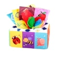 thumbnail image 3 of Colcolo Baby Tissue Box Toys Montessori Toys for Baby 6 Months and up Children Gifts 10 Scarf 3 Crinkle, 3 of 8