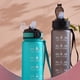 thumbnail image 4 of Botella deportiva Botella de agua motivacional de 1L con pajita y marcador de tiempo Botella deporti Tomshoo Botella deportiva, 4 of 7