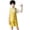 Yellow, variant on Sparkling Solid Vest and Shorts Set for Boys, Dressy Casual 4-Piece Outfit with Shirt for Summer Wedding Ring Bearer, Everyday Play & Special Occasions