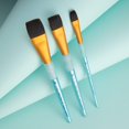 thumbnail image 2 of RCC 255 | Crafter's Choice™ 3pc Black Taklon Wash Brush Set, 2 of 8