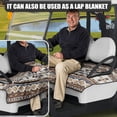 thumbnail image 5 of Whosucclay Geometric Pattern Golf Cart Seat Cover, Elastic Wear-Resistant Towel for 2 Person Golf Cart Seat Breathable Golf Cart Seat Protector, 52.36"x 32.28", 5 of 7