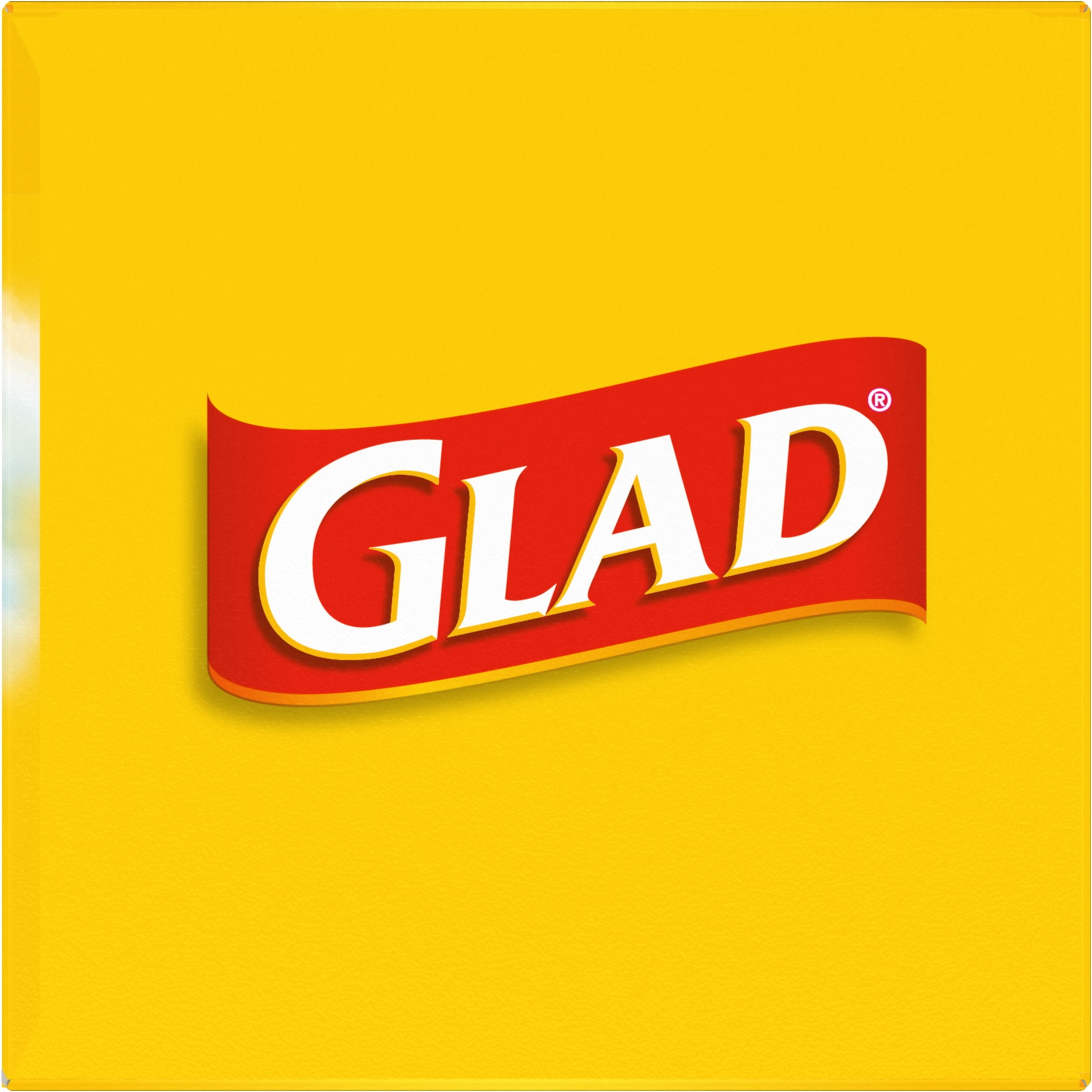Glad Small Twist-Tie White Trash Bags, Fresh Clean Scent with