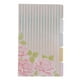 thumbnail image 4 of 5 hojas separadoras de indexación de flores A6 para diario, cuaderno, 6 agujeros colores lisos, 4 of 9