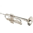 thumbnail image 2 of Filfeel Brass Trumpet, Professional Trumpet With Mouthpiece, Silver For Beginners, 2 of 8
