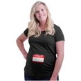 thumbnail image 4 of Baby Bump Name Sticker Cute Pregnancy Women's Maternity T Shirt Tee Brisco Brands S, 4 of 7