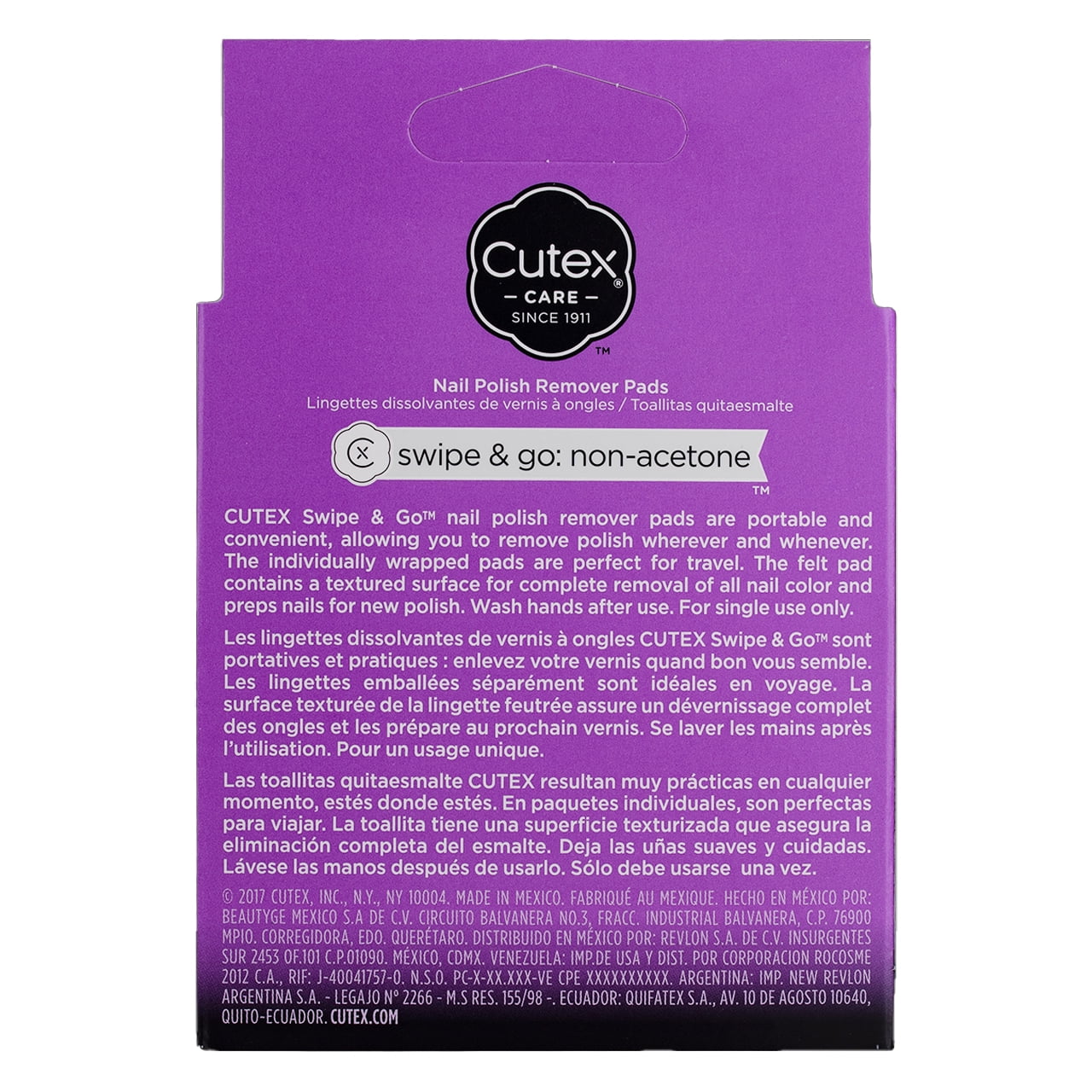 Wholesale Cutex Nail Polish Remover - 3.4 oz. - Weiner's LTD