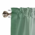 thumbnail image 4 of Green White Gradient Window Valances for Kitchen,Rod Pocket Valance Privacy Small Curtain,Abstract Watercolor Art Window Treatment Drapes for Bedroom Laundry Room Farmhouse Home Decor, 4 of 8