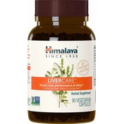 Himalaya LiverCare Supplement, Liver Cleanse Formula, Eliminates Waste, Cleansing, Vegan, Non-GMO, 90 Capsules