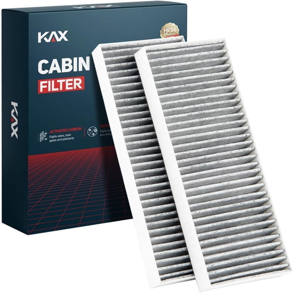 KKFEN-Cabin Air Filter with Activated Carbon, CF10553 Replacement for Frontier 2015-2019, Pathfinder 2005-2012, Xterra 2005-2015, Pack of 2