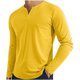 thumbnail image 1 of Camisa de Manga Larga de Ajuste Seco de los Hombres Color Sólido Pullover con Cuello en V para los Hombres, Suelto Ligero Top Transpirable para Deportes, 1 of 7