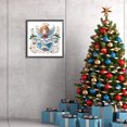 thumbnail image 2 of (XD335) Resina Con Forma Especial Ángel Navideño Diamante Parcial Serie Navideña 30*30CM, 2 of 9