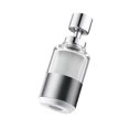 thumbnail image 2 of Faucet Water Filter for Kitchen Sink with Stainless Steel Mesh Core, 1-Pack, Silver and Clear, for Home Tap Water Filtration, 2 of 6