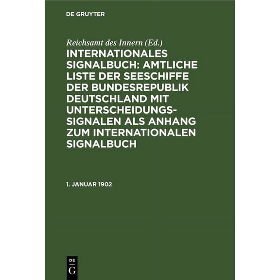 1. Januar 1902 (Hardcover)