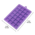 thumbnail image 3 of 24 Grids Pure Color Ice Cube Mold Ice Block Making Tool ,Easy-Release DIY Ice Cube Tray with Lid, Food-Grade Material & Hassle-Free Cleaning, 3 of 5