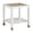 White+Gold, variant on Jopath Modern Nightstand with Metal Frame,2-Layer Glass End Table Side Table Square Table for Living Room,Small Space,White