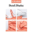 thumbnail image 6 of a.Jesdani Womens One Piece Swimsuit Tummy Control with Cutout Skirt Bathing Suit Modest Twist Front Swim Dress Peach Pink M, 6 of 16