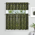 thumbnail image 2 of Kitchen Curtains 36 Inch Short - 3 Panel Set Lemon Print, Rod Pocket Window Curtains 100% Polyester, Cute Fruit Valance for Farmhouse, Cafe, Living Room, Bedroom, Easy Wash, 2 of 6