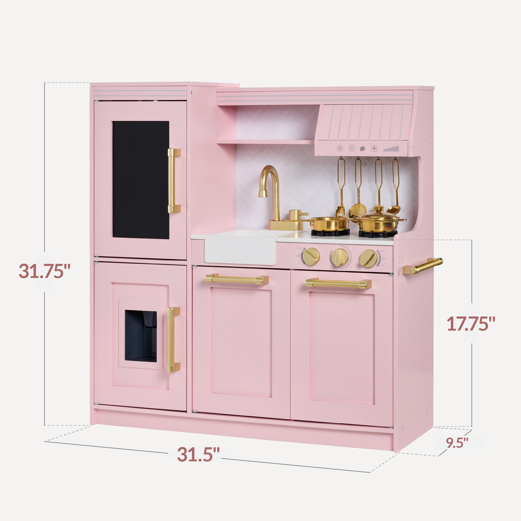 Best Choice Products Pretend Play Kitchen with Framed Chalkboard