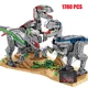 thumbnail image 3 of MOC Technology Tyrannosaurus Rex Bloques de construcción Jurass Indominus Park Dinosaurs World Brachiosaurus Modelo Ladrillos Juguete para niños, 3 of 5
