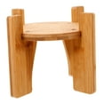 thumbnail image 5 of WHAMVOX 1Pack Bamboo Beverage Dispenser Stand Round Shape for Home Decoration, 5 of 8