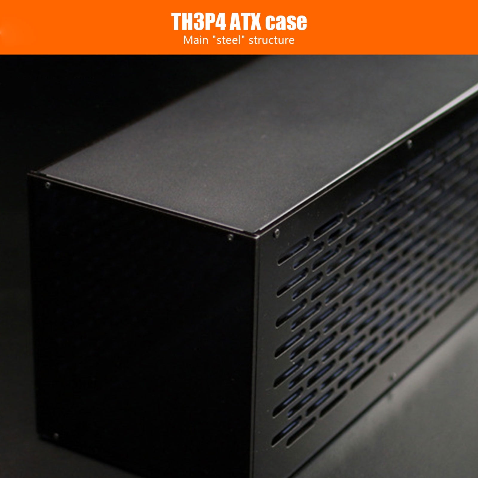 1Set TH3P4G3 Metal Housing Box Gaming GPU Expansion Case with Bracket Enhancing Graphics Capabilities