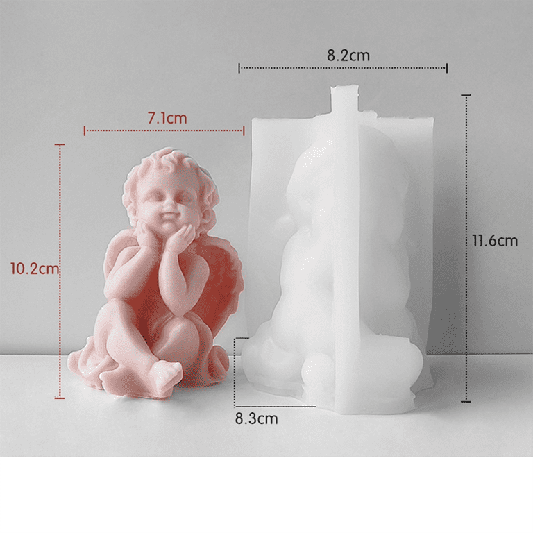 Leather Pattern 3D Silicone Candle Mold - 9.5x6.7cm, Food Grade, For Wax, Resin, Gypsum Crafts