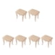 thumbnail image 2 of Advancent Fundas de tela para asientos de sillas, 2 uds., transforman las sillas en piezas llamativas, funda elástica para taburete de tocador, Type1 NO1, 2 of 6