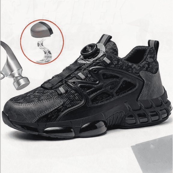 Steel Toe Shoes for Men Women Comfortable Safety Work Sneakers Industrial Non Slip Shoes Lightweight Puncture Proof