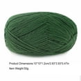 thumbnail image 5 of 1111DIYOO Crochet Yarn Sweater Scarf Gloves Toys Bundle Crafts Gifts Threads Skeins Set Arts 4-Ply for Knitters Beginners Parties 41Christmas green, 5 of 5