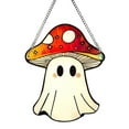 thumbnail image 2 of Dserhfy Halloween Cute Ghost Suncatcher Stained Glass Style Acrylic Window Hanging Ghost Light Catcher for Window Wall Decor, 2 of 8