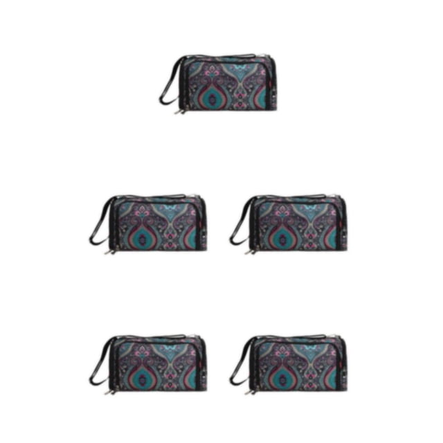 Inteprter Bolsa de almacenamiento de hilo Hombro Bolsa de gran capacidad Bolsas de tejer Multi-rejillas Bolsa de tela Oxford para hilo Lana Type2 NO2
