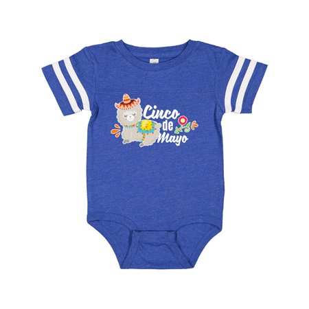 

Inktastic Cinco De Mayo with Llama and Flower Gift Baby Boy or Baby Girl Bodysuit