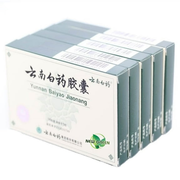 5 Boxes YNBY Yunnan Baiyao Capsules (16 Capsules), 80 Caps Total For Pets